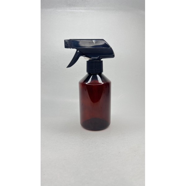 250 ml Kahverengi (Amber) PET Siyah  Glade Trigger Sprey Şişesi