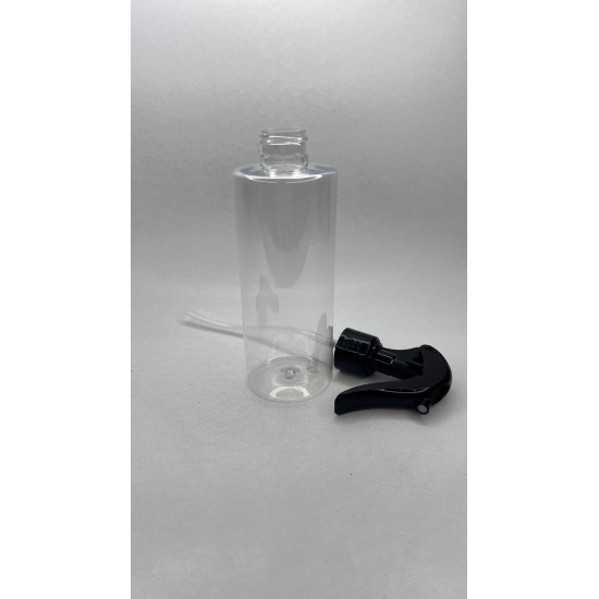 250 ml Şeffaf (PET) Siyah Glade Trigger Sprey Şişesi