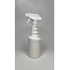 500 ml Beyaz Mat Vosvos (PE)- Beyaz Trigger Sprey Şişesi