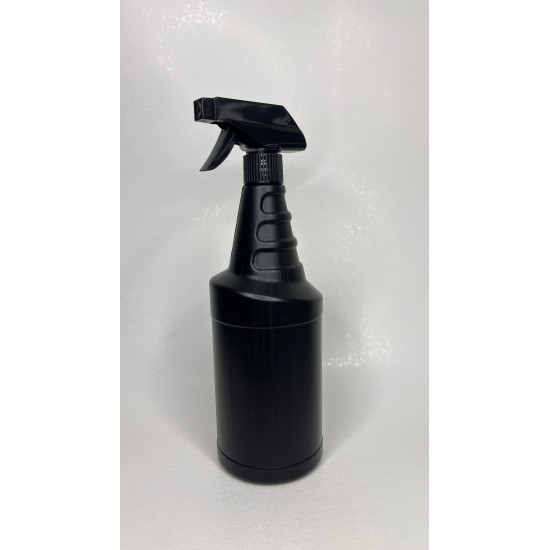 500 ml Siyah Plastik Şişe Vosvos (PE) Siyah Trigger Sprey Şişesi