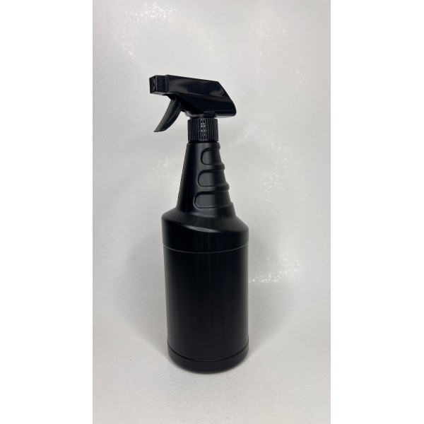 500 ml Siyah Plastik Şişe Vosvos (PE) Siyah Trigger Sprey Şişesi