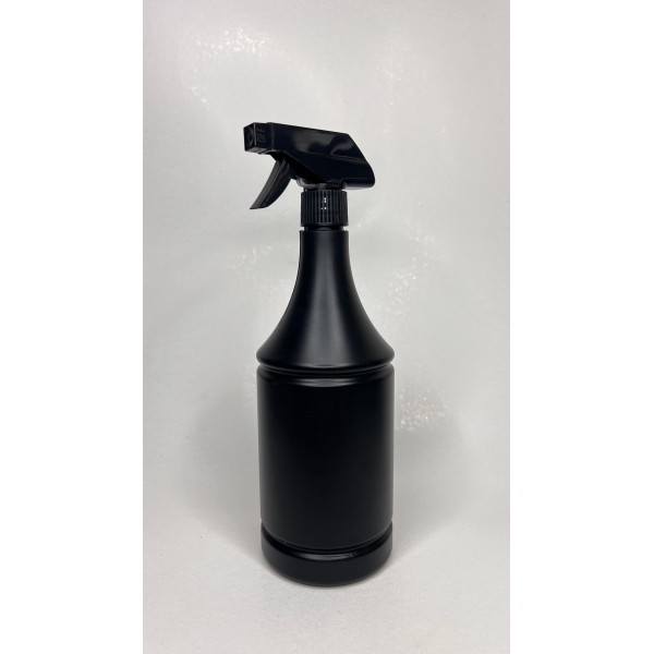 1 Litre Siyah PE Vosvos Trigger Sprey Şişesi