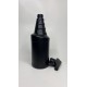 1 Litre Vosvos Siyah PE Trigger Sprey Şişesi - Siyah Trigger