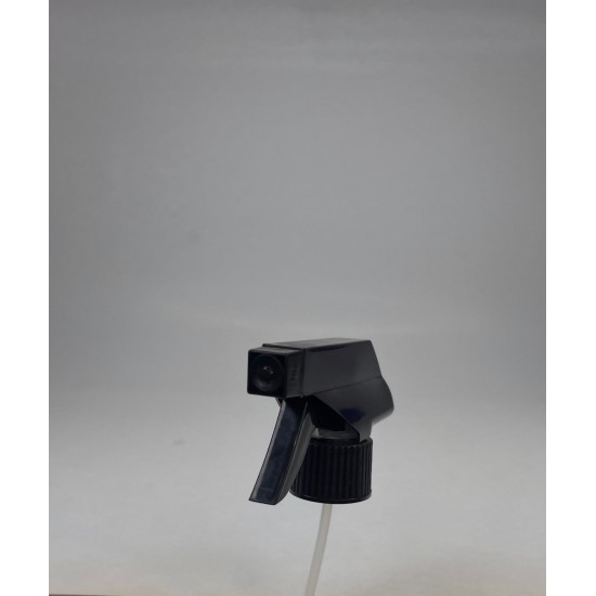 1 Litre Vosvos Siyah PE Trigger Sprey Şişesi - Siyah Trigger