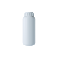 1 lt Düz Kapak Tarım Şişesi Beyaz