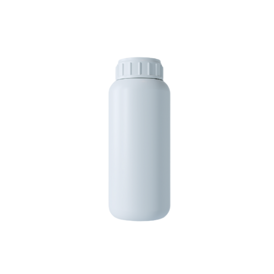 1 lt Düz Kapak Tarım Şişesi Beyaz