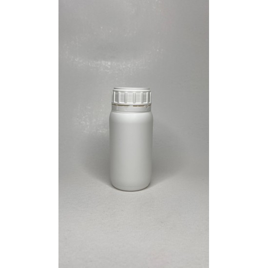 250 ml Beyaz PE PLastik Zirai Tarım İlacı Şişesi Kilitli Kapaklı