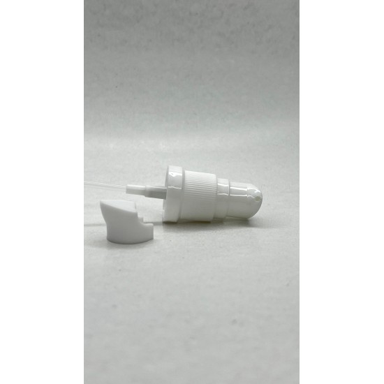 18 mm Beyaz Serum Pompası | Losyon Pompası - Plastik Şişe Pompa Kapağı