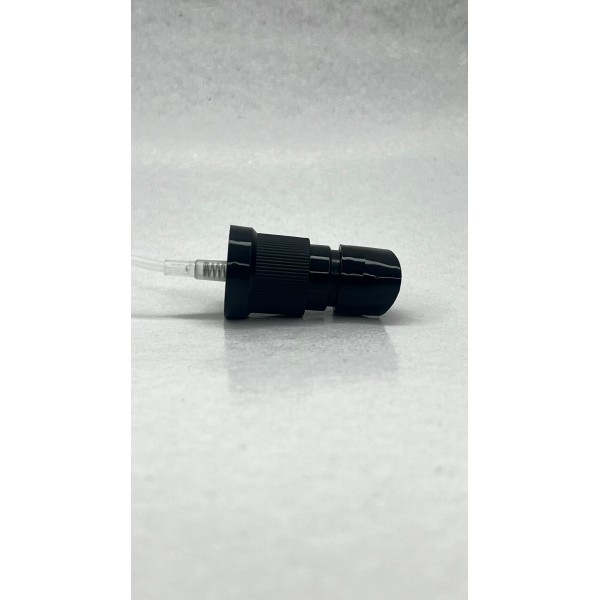 18 mm Siyah Serum Pompası | Losyon Pompası - Plastik Şişe Pompa Kapağı