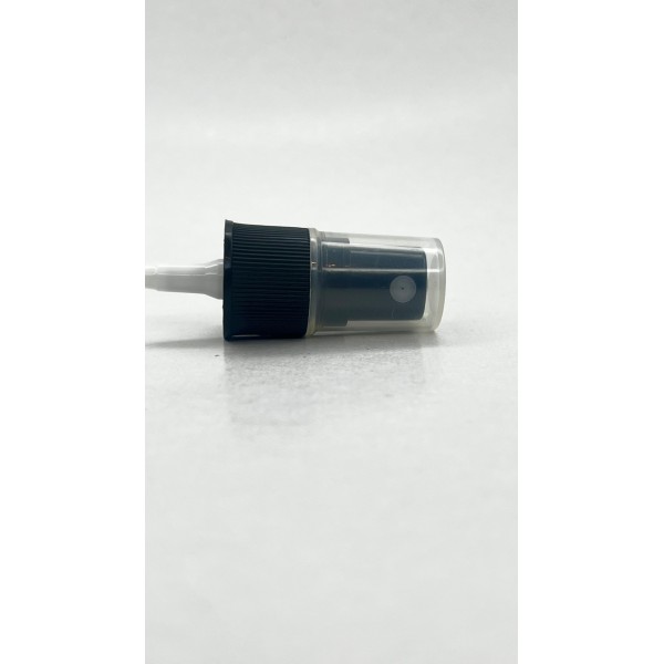 18 mm Siyah Parmak Sprey | İnce Sis Sprey Başlığı - Plastik Şişe Sprey Kapağı