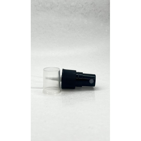 18 mm Siyah Parmak Sprey | İnce Sis Sprey Başlığı - Plastik Şişe Sprey Kapağı