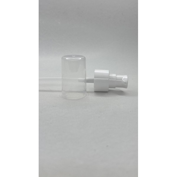 24 mm Beyaz Serum Pompası | Losyon Pompası - Cam ve Plastik Şişeler İçin