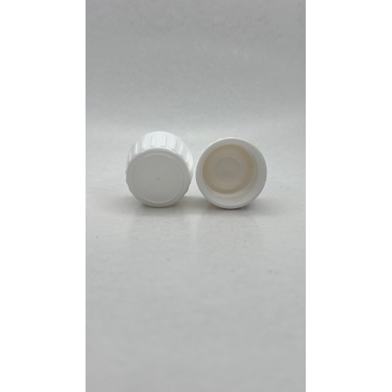 28 mm Kilitli Ecza Kapağı | Çocuk Emniyetli Vidalı Kapak - Cam ve Plastik Şişeler İçin