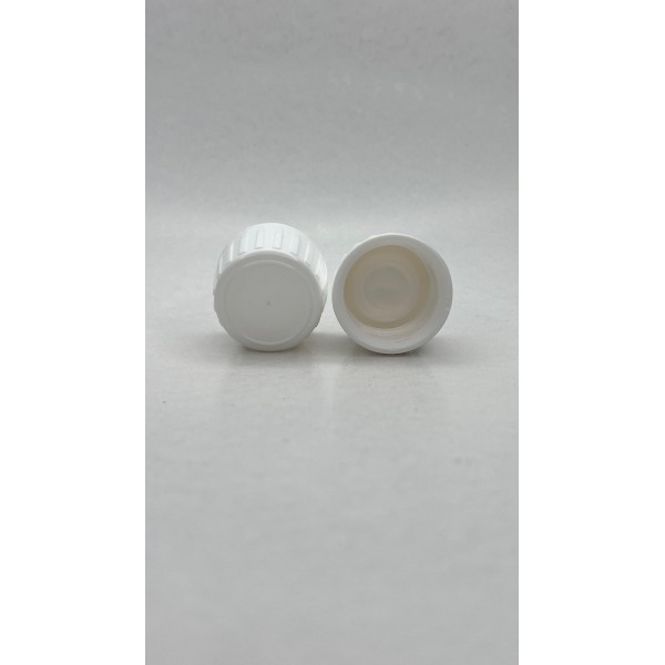 28 mm Kilitli Ecza Kapağı | Çocuk Emniyetli Vidalı Kapak - Cam ve Plastik Şişeler İçin