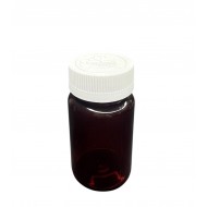 100 ml Kahverengi (Amber) Tablet Şişesi | Beyaz Kapaklı Vitamin, Kapsül ve Takviye Edici Gıda Kutusu (650 Adet/Koli)