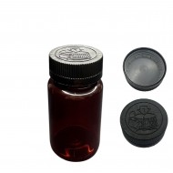 100 ml Kahverengi (Amber) Tablet Şişesi | Siyah Çocuk Emniyetli Kapaklı Vitamin, Kapsül ve Takviye Edici Gıda Kutusu (650 Adet/Koli)