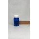 100 ml Mavi (Kobalt) Tablet Şişesi | Beyaz Çocuk Emniyetli Kapaklı Vitamin, Kapsül ve Takviye Edici Gıda Kutusu (650 Adet/Koli)