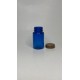 100 ml Mavi (Kobalt) Tablet Şişesi | Gold Kapaklı Vitamin, Kapsül ve Takviye Edici Gıda Kutusu (650 Adet/Koli)