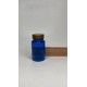 100 ml Mavi (Kobalt) Tablet Şişesi | Gold Kapaklı Vitamin, Kapsül ve Takviye Edici Gıda Kutusu (650 Adet/Koli)