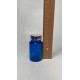 100 ml Mavi (Kobalt) Tablet Şişesi | Gümüş Kapaklı Vitamin, Kapsül ve Takviye Edici Gıda Kutusu (650 Adet/Koli)