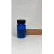 100 ml Mavi (Kobalt) Tablet Şişesi | Siyah Çocuk Emniyetli Kapaklı Vitamin, Kapsül ve Takviye Edici Gıda Kutusu (650 Adet/Koli)