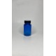 100 ml Mavi (Kobalt) Tablet Şişesi | Siyah Kapaklı Vitamin, Kapsül ve Takviye Edici Gıda Kutusu (650 Adet/Koli)