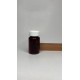 100 ml Kahverengi (Amber) Tablet Şişesi | Çocuk Emniyetli Beyaz Kapaklı Vitamin, Kapsül ve Takviye Edici Gıda Kutusu (650 Adet/Koli)