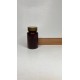 100 ml Kahverengi (Amber) Tablet Şişesi | Gold Kapaklı Vitamin, Kapsül ve Takviye Edici Gıda Kutusu (650 Adet/Koli)