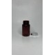 100 ml Kahverengi (Amber) Tablet Şişesi | Gümüş Kapaklı Vitamin, Kapsül ve Takviye Edici Gıda Kutusu (650 Adet/Koli)