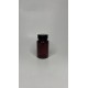 100 ml Kahverengi (Amber) Tablet Şişesi | Siyah Kapaklı Vitamin, Kapsül ve Takviye Edici Gıda Kutusu (650 Adet/Koli)