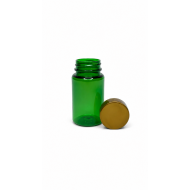 100 ml Yeşil Tablet Şişesi | Gold Kapaklı Vitamin, Kapsül ve Takviye Edici Gıda Kutusu (650 Adet/Koli)