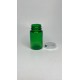 100 ml Yeşil Tablet Şişesi | Gümüş Kapaklı Vitamin, Kapsül ve Takviye Edici Gıda Kutusu (650 Adet/Koli)