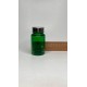 100 ml Yeşil Tablet Şişesi | Gümüş Kapaklı Vitamin, Kapsül ve Takviye Edici Gıda Kutusu (650 Adet/Koli)