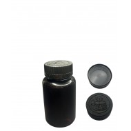 150 ml Siyah Tablet Şişesi | Siyah Çocuk Emniyetli Kapaklı Vitamin, Kapsül ve Takviye Edici Gıda Kutusu (380 Adet/Koli)