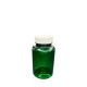 150 ml Yeşil Tablet Şişesi | Beyaz Kapaklı Vitamin, Kapsül ve Takviye Edici Gıda Kutusu (380 Adet/Koli)