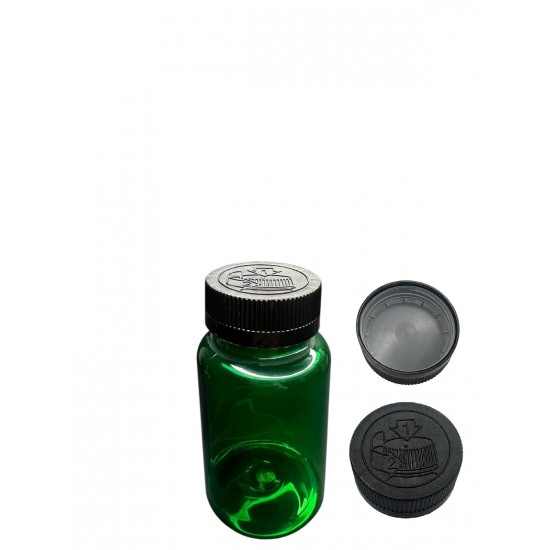 150 ML YEŞİL TABLET ŞİŞESİ - COCUK EMNİYETLİ KAPAK SİYAH 1 KOLİ 380 ADET