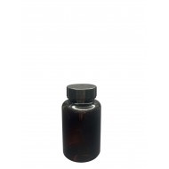 150 ml Siyah Tablet Şişesi | Siyah Kapaklı Vitamin, Kapsül ve Takviye Edici Gıda Kutusu (380 Adet/Koli)