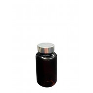150 ml Kahverengi (Amber) Tablet Şişesi | Gümüş Kapaklı Vitamin, Kapsül ve Takviye Edici Gıda Kutusu (380 Adet/Koli)
