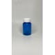 150 ml Mavi (Kobalt) Tablet Şişesi | Beyaz Kapaklı Vitamin, Kapsül ve Takviye Edici Gıda Kutusu (380 Adet/Koli)