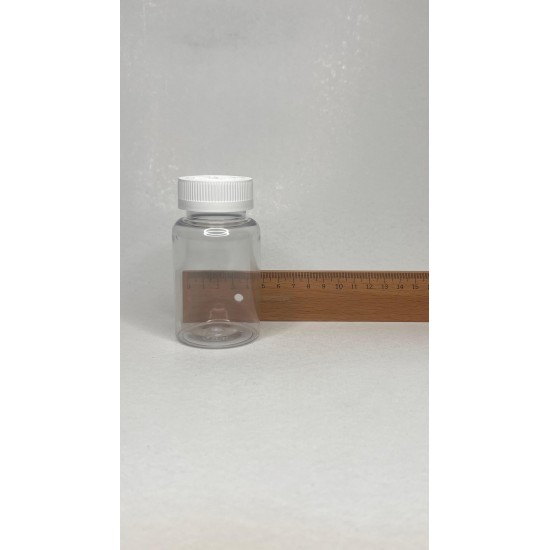 150 ml Şeffaf Tablet Şişesi | Beyaz Çocuk Emniyetli Kapaklı Vitamin, Kapsül ve Takviye Edici Gıda Kutusu (380 Adet/Koli)