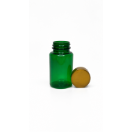 150 ml Yeşil Tablet Şişesi | Gold Kapaklı Vitamin, Kapsül ve Takviye Edici Gıda Kutusu (380 Adet/Koli)