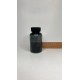 200 ml Gri Tablet Şişesi | Siyah Çocuk Emniyetli Kapaklı Vitamin, Kapsül ve Takviye Edici Gıda Kutusu (400 Adet/Koli)