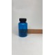 200 ml Mavi Tablet Şişesi | Siyah Çocuk Emniyetli Kapaklı Vitamin, Kapsül ve Takviye Edici Gıda Kutusu (400 Adet/Koli)