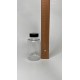 250 ml Şeffaf PET Tablet Şişesi | Siyah Kapaklı Vitamin, Kapsül ve Takviye Edici Gıda Kutusu (200 Adet/Koli)
