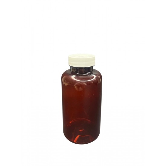300 ML KAHVERENGİ TABLET ŞİŞESİ - BEYAZ KAPAK  1KOLİ 280 ADET