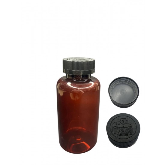300 ML KAHVERENGİ TABLET ŞİŞESİ - COCUK EMNİYETLİ KAPAK KAHVERENGİ 1KOLİ 280 ADET