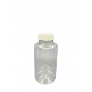 500 ML ŞEFFAF TABLET ŞİŞESİ - BEYAZ KAPAK 1KOLİ 165 ADET