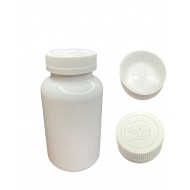 500 ML BEYAZ TABLET ŞİŞESİ - SİYAH  KAPAK 1KOLİ 165 ADET