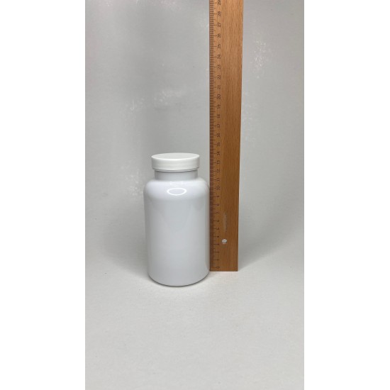 500 ML BEYAZ TABLET ŞİŞESİ - SİYAH  KAPAK 1KOLİ 165 ADET