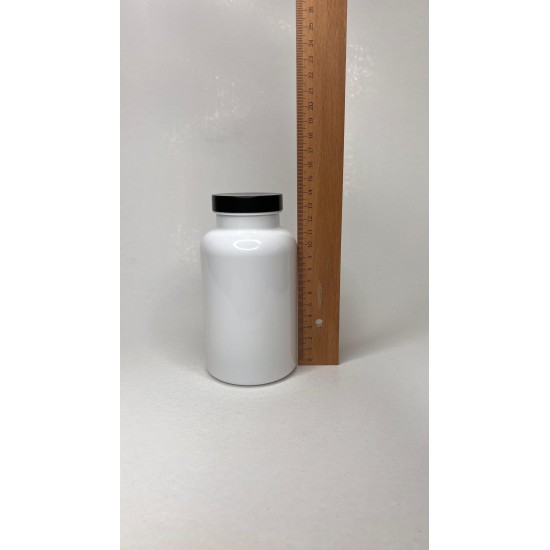 500 ML BEYAZ  TABLET ŞİŞESİ - BEYAZ KAPAK 1KOLİ 165 ADET